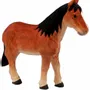 Sculptures, statuettes et miniatures - Cheval debout en bois sculpté, H15x14,5x4 cm - TRADE WINDS