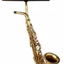 Lampes à poser - Lampe saxophone en L, base pierre, H.88 cm, 230V-E27-60W, livrée av AJ 2953 - TRADE WINDS