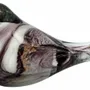 Objets de décoration - Oiseau violet en verre pailleté dore, L : 15 cm - TRADE WINDS