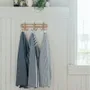 Tea towel - Torchon de cuisine recyclé Recycling , 4 motifs , Bleu M/Blanc 50x70cm - BY WILLE