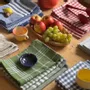 Torchons textile - Torchon de cuisine recyclé Recycling , 4 motifs , Vert/Blanc 50x70cm - BY WILLE