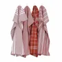 Tea towel - Torchon de cuisine recyclé Recycling , 4 motifs ,Rouille/Blanc 50x70cm - BY WILLE