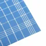 Tea towel - Torchon de cuisine recyclé Recycling , 4 motifs , Bleu C/Blanc 50x70cm - BY WILLE