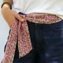 Foulards et écharpes - Foulard en Soie Les Bandeaux Slash Les Belles Vagabondes - LES BELLES VAGABONDES