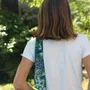 Foulards et écharpes - Foulard en Soie Les Bandeaux Slash Les Belles Vagabondes - LES BELLES VAGABONDES