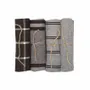 Torchons textile - Torchon de cuisine recyclé Recycling , 4 motifs ,Marron/Beige 50x70cm - BY WILLE