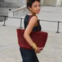 Sacs et cabas - Sac raphia ELLA (Bordeaux) - KLEO