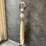 Autres décorations murales - Totem solitaire : objet sculptural sur pied fait main - SARMAL DESIGN