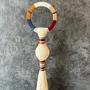 Autres décorations murales - Totem solitaire : objet sculptural sur pied fait main - SARMAL DESIGN