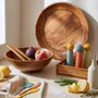 Platter and bowls - Vosso acacia salad bowls - BE HOME