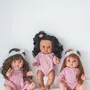 Toys - Pink Gingham Doll Romper - LES FEES LOUPHINE