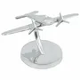Objets de décoration - Avion en aluminium a poser - dim. 16.5x24.5xh.16 cm - TRADE WINDS