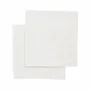 Linge de table textile - SERVIETTE RECYCLÉE 2-PACK ELIN, BEIGE 45x45cm - BY WILLE