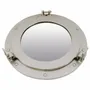 Miroirs - Miroir hublot aluminium, étamé, 30 cm - TRADE WINDS