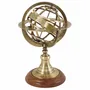 Objets de décoration - Sphère armillaire laiton vieilli - H.30 cm - TRADE WINDS
