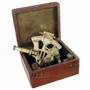 Objets de décoration - Vieux sextant dans coffret, 12,5cm - TRADE WINDS