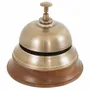Objets de décoration - Cloche de comptoir, finition laiton vieilli, diam. 11 cm - TRADE WINDS