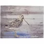 Tableaux - Tableau becassine des marais sur base bois (pin) - dim. 33x25 cm - TRADE WINDS