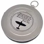 Objets de décoration - Boussole aviation laiton nickelé, D.8 cm av bloqueur d'aiguille, livrée av pochette velours - TRADE WINDS
