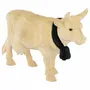 Sculptures, statuettes et miniatures - Vache en bois naturel, H.15 x L.22 cm (UVX2) - TRADE WINDS