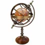 Objets de décoration - Sphere armillaire et son globe terrestre H : 31 cm - TRADE WINDS