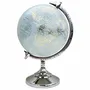 Objets de décoration - Globe terrestre diam 20 cm, pied nickelé H : 30 cm - TRADE WINDS