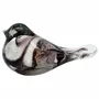 Objets de décoration - Oiseau violet en verre pailleté dore, L : 15 cm - TRADE WINDS