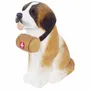 Sculptures, statuettes et miniatures - Chien Saint Bernard en bois sculpté, H.15 cm - TRADE WINDS