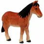 Sculptures, statuettes et miniatures - Cheval debout en bois sculpté, H15x14,5x4 cm - TRADE WINDS