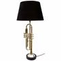 Table lamps - Trumpet lamp on a stone base, H : 30", 230 V- E27 - TRADE WINDS