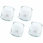 Glass - Rocking glass, H : 3''1/7, set of 4 - TRADE WINDS