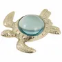 Presse-papier - Loupe presse papier tortue marine, Laiton - 11.5 cm - TRADE WINDS