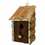 Ornements - Nichoir canadien, sapin, trou D.32 mm, H.23 x l.12.5 x prof. 10 cm - TRADE WINDS