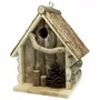Ornaments - Chalet nest house in nanmu wood, diam. 10"1/2 mm, H : 8"2/3 x l. 7"1/2 x depth 6"1/10 - TRADE WINDS