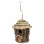 Ornements - Nichoir hutte, en chataignier FSC, trou D. 32 mm, H 21 x l 18 x prof. 18 cm - TRADE WINDS