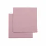 Table linen - SERVIETTE RECYCLÉE 2-PACK ELIN, ROSE CLAIR 45x45cm - BY WILLE