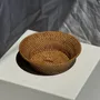 Storage boxes - Small flared Indonesian woven rattan bowl D20 H6 - OFFICE OBJETS