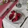 Table linen - SERVIETTE RECYCLÉE 2-PACK ELIN, ROUGE FONCÉ 45x45cm - BY WILLE