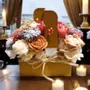Candles - Artisan Flower Candle Bouquet Basket–Scented Collection - WIRAWIRI