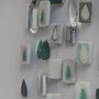 Ceramic - Wall sculpture "Every cloud has a silver lining" - GALERIE SANA MOREAU