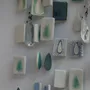 Ceramic - Wall sculpture "Every cloud has a silver lining" - GALERIE SANA MOREAU
