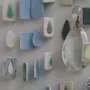 Ceramic - Wall sculpture "Every cloud has a silver lining" - GALERIE SANA MOREAU