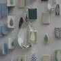 Ceramic - Wall sculpture "Every cloud has a silver lining" - GALERIE SANA MOREAU