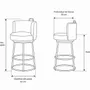 Stools - Tabouret Dana beige - EMPREINTE DU TEMPS