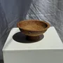 Decorative objects - Indonesian woven rattan small bowl on pedestal D18 H9 - OFFICE OBJETS