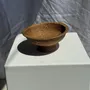 Decorative objects - Indonesian woven rattan small bowl on pedestal D18 H9 - OFFICE OBJETS
