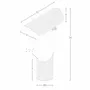 Lampes à poser - Lampe de table en acier noir et blanc - ANGEL CERDÁ