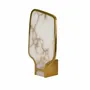 Table lamps - Table lamp in natural Alabaster stone and polished gold steel - ANGEL CERDÁ