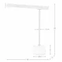Table lamps - Table lamp in walnut-effect steel and polished gold steel - ANGEL CERDÁ