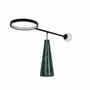 Lampes à poser - Lampe de table en acier noir et marbre céramique - ANGEL CERDÁ